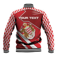 Personalized Monaco Baseball Jacket Coat Of Arms Unique Style - Wonder Print Shop