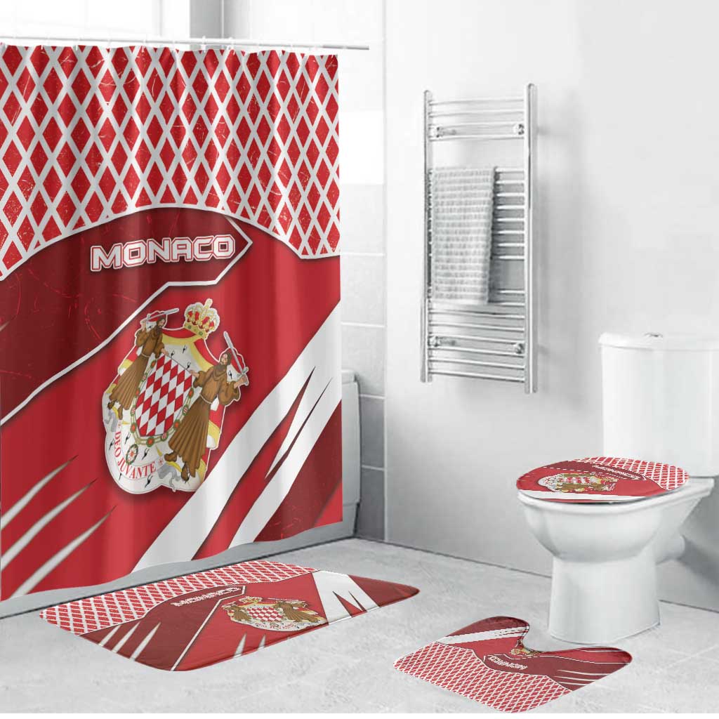 Monaco Bathroom Set Coat Of Arms Unique Style - Wonder Print Shop