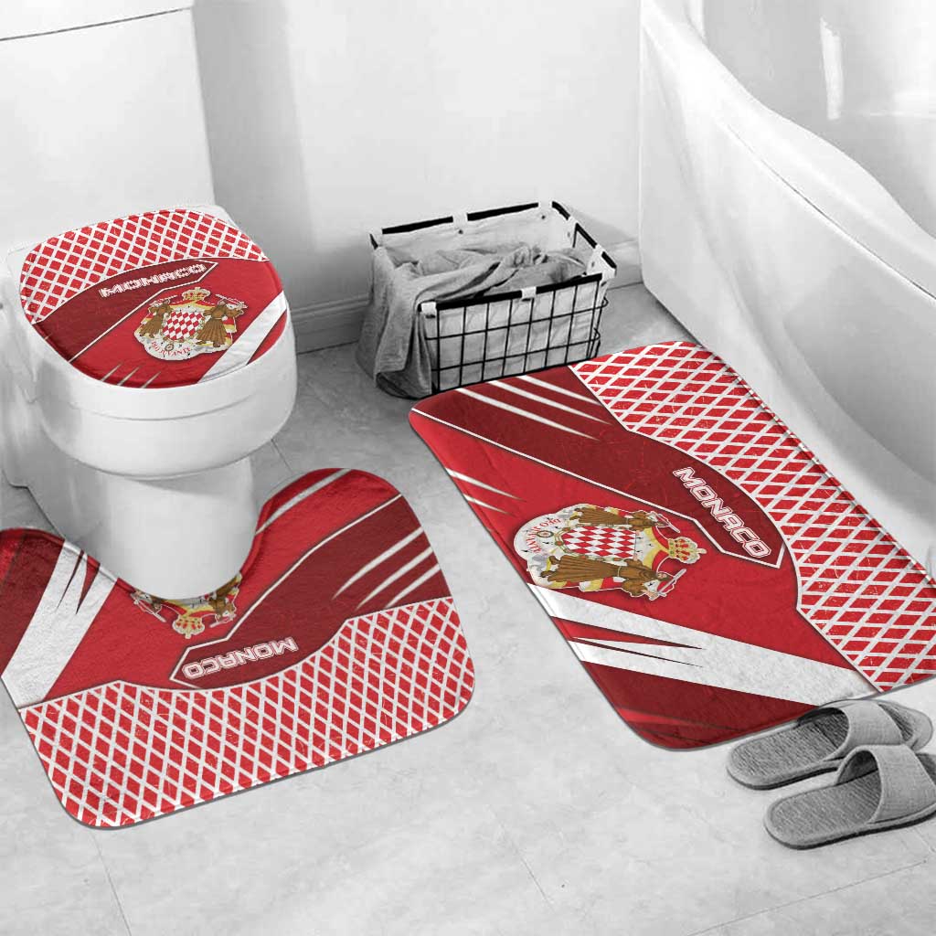 Monaco Bathroom Set Coat Of Arms Unique Style - Wonder Print Shop