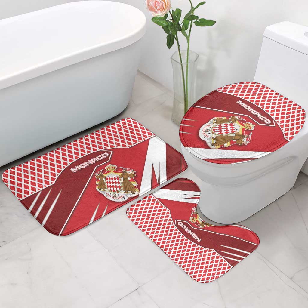 Monaco Bathroom Set Coat Of Arms Unique Style - Wonder Print Shop