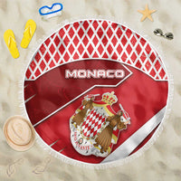 Monaco Beach Blanket Coat Of Arms Unique Style - Wonder Print Shop