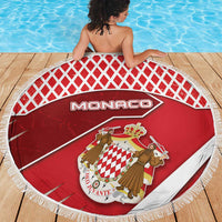 Monaco Beach Blanket Coat Of Arms Unique Style - Wonder Print Shop
