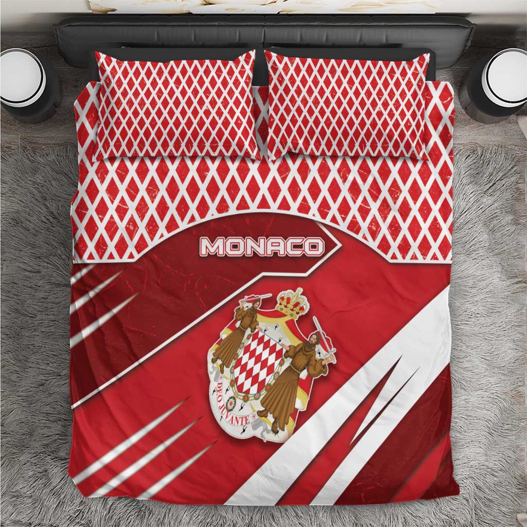 Monaco Bedding Set Coat Of Arms Unique Style - Wonder Print Shop
