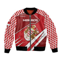 Personalized Monaco Bomber Jacket Coat Of Arms Unique Style - Wonder Print Shop