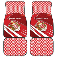 Monaco Car Mats Coat Of Arms Unique Style - Wonder Print Shop