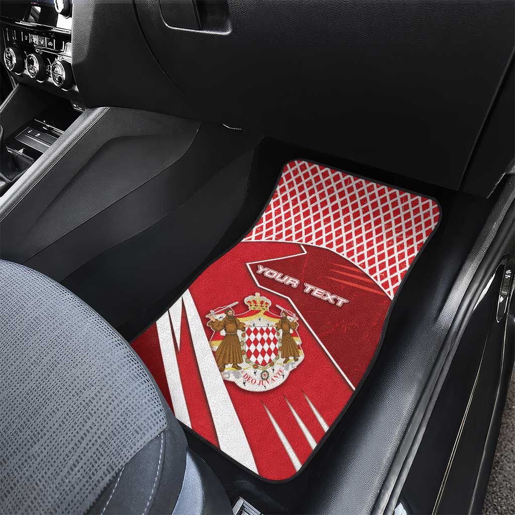 Monaco Car Mats Coat Of Arms Unique Style - Wonder Print Shop