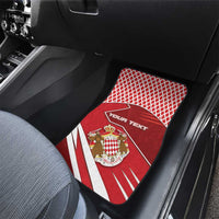 Monaco Car Mats Coat Of Arms Unique Style - Wonder Print Shop