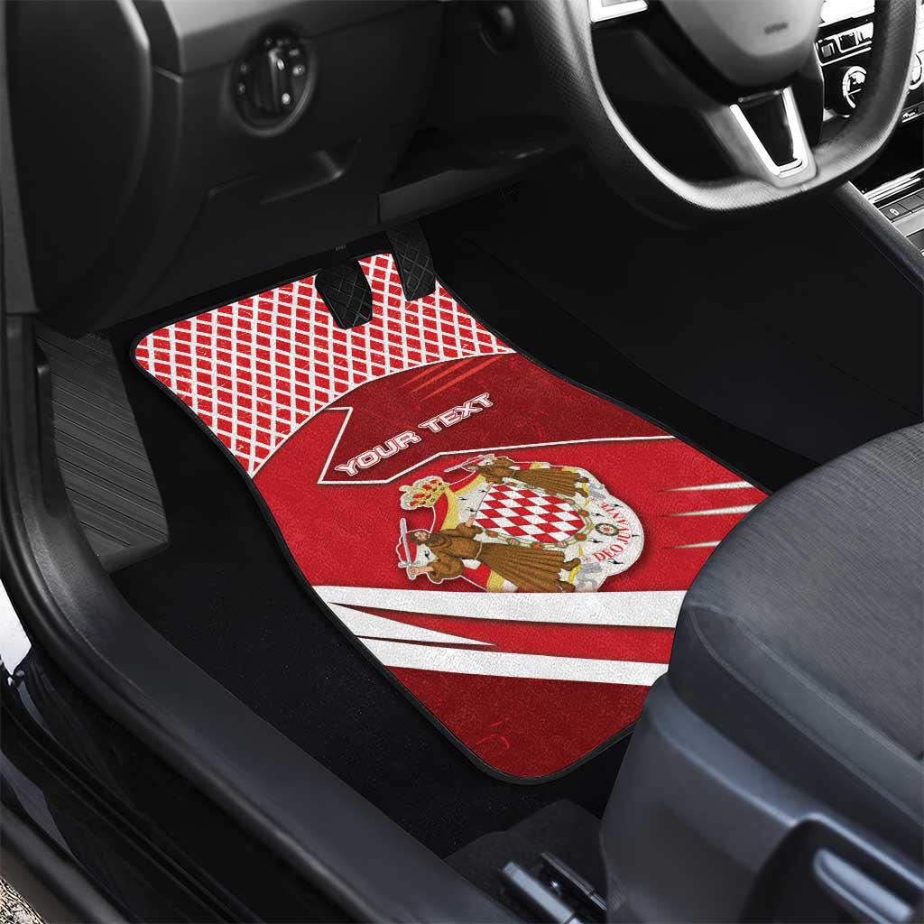 Monaco Car Mats Coat Of Arms Unique Style - Wonder Print Shop