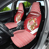 Monaco Car Seat Cover Coat Of Arms Unique Style - Wonder Print Shop