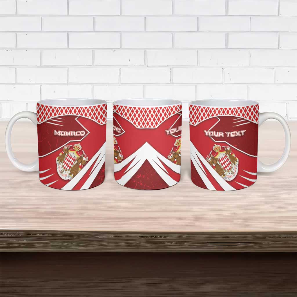 Personalized Monaco Ceramic Mug Coat Of Arms Unique Style - Wonder Print Shop