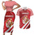 Personalized Monaco Couples Matching Short Sleeve Bodycon Dress and Hawaiian Shirt Coat Of Arms Unique Style - Wonder Print Shop