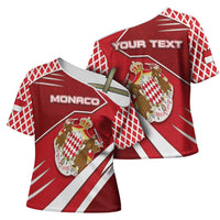 Personalized Monaco Cross Shoulder Shirt Coat Of Arms Unique Style - Wonder Print Shop