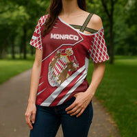 Personalized Monaco Cross Shoulder Shirt Coat Of Arms Unique Style - Wonder Print Shop
