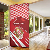 Monaco Door Cover Coat Of Arms Unique Style - Wonder Print Shop