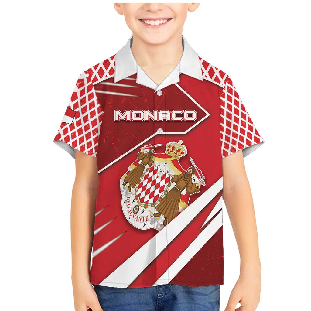 Personalized Monaco Family Matching Mermaid Dress and Hawaiian Shirt Coat Of Arms Unique Style - Wonder Print Shop