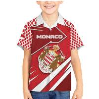 Personalized Monaco Family Matching Mermaid Dress and Hawaiian Shirt Coat Of Arms Unique Style - Wonder Print Shop