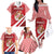 Personalized Monaco Family Matching Off The Shoulder Long Sleeve Dress and Hawaiian Shirt Coat Of Arms Unique Style - Wonder Print Shop