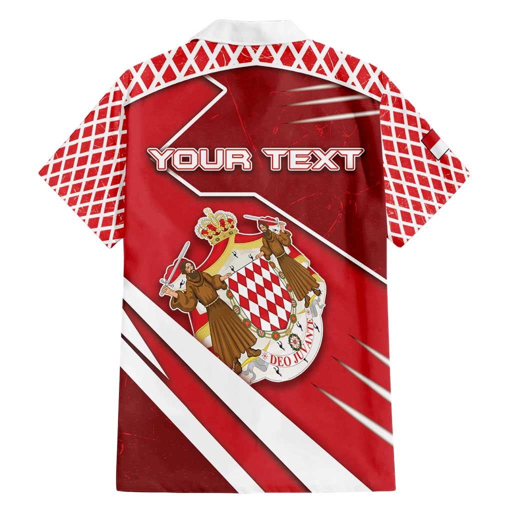 Personalized Monaco Family Matching Off Shoulder Short Dress and Hawaiian Shirt Coat Of Arms Unique Style - Wonder Print Shop