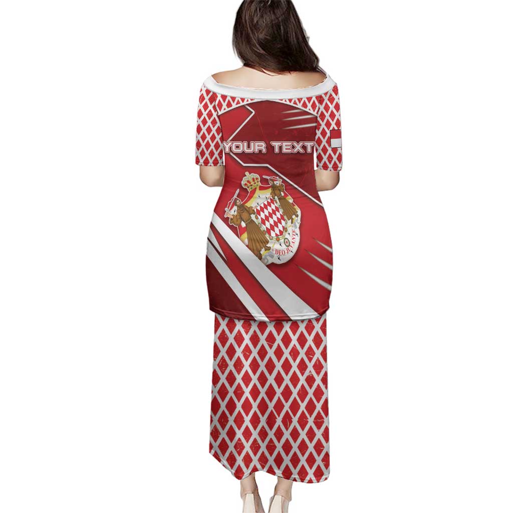 Personalized Monaco Family Matching Puletasi and Hawaiian Shirt Coat Of Arms Unique Style - Wonder Print Shop