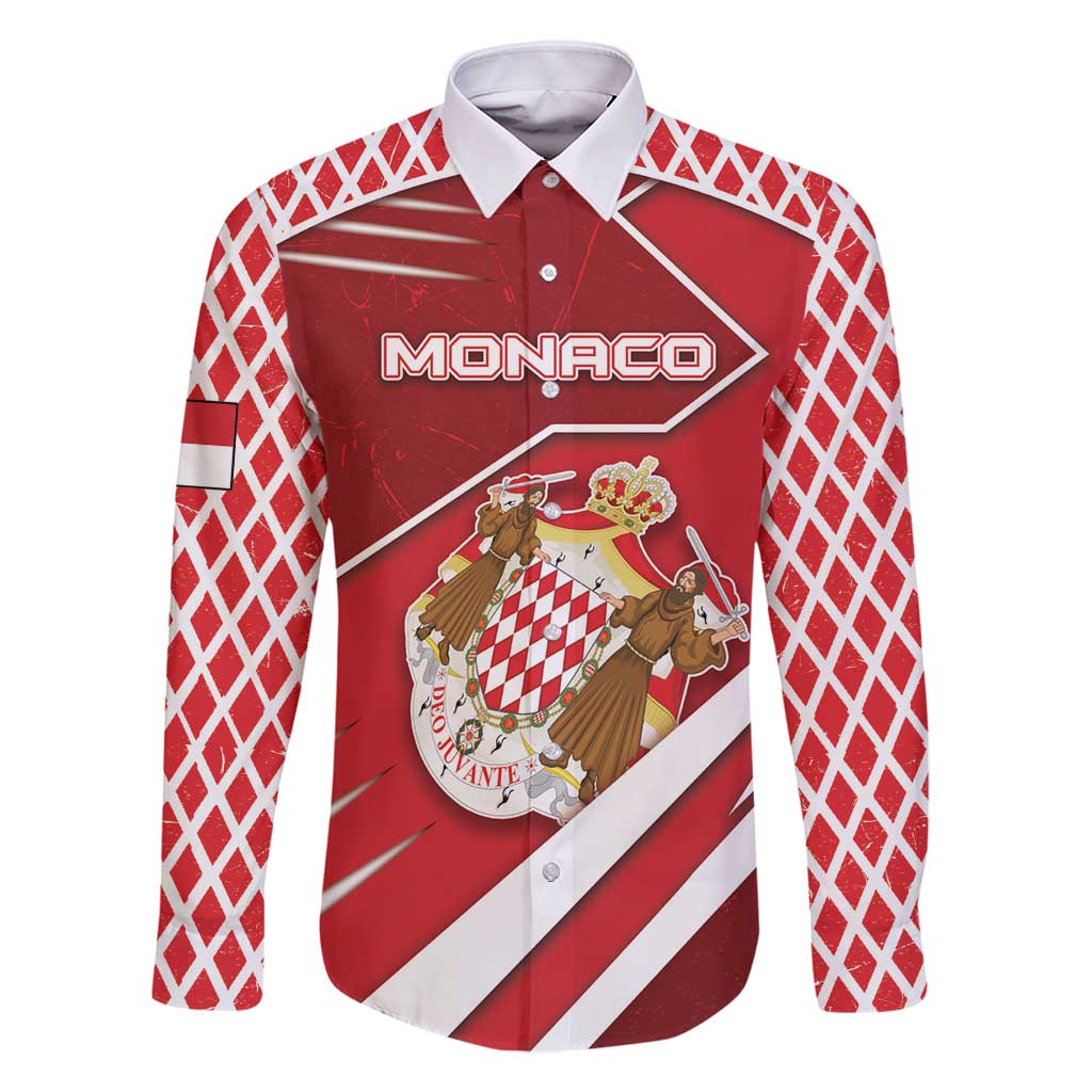 Personalized Monaco Family Matching Tank Maxi Dress and Hawaiian Shirt Coat Of Arms Unique Style - Wonder Print Shop