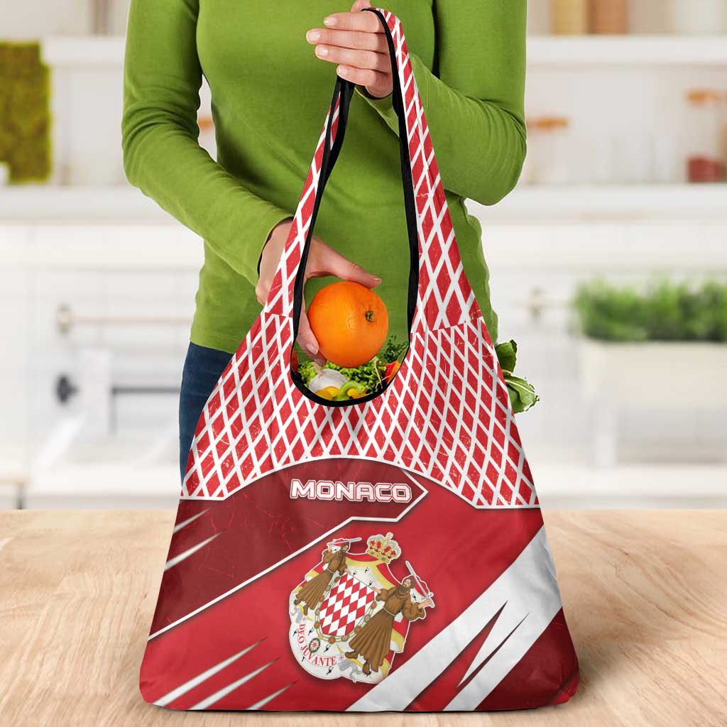 Monaco Grocery Bag Coat Of Arms Unique Style - Wonder Print Shop