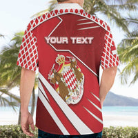 Personalized Monaco Hawaiian Shirt Coat Of Arms Unique Style - Wonder Print Shop