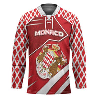 Personalized Monaco Hockey Jersey Coat Of Arms Unique Style - Wonder Print Shop