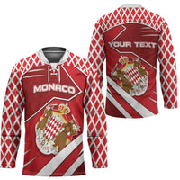 Personalized Monaco Hockey Jersey Coat Of Arms Unique Style - Wonder Print Shop