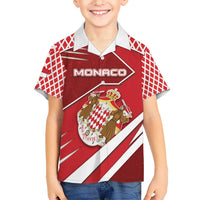 Personalized Monaco Kid Hawaiian Shirt Coat Of Arms Unique Style - Wonder Print Shop