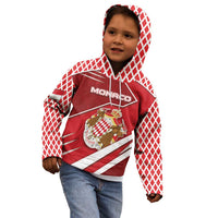 Personalized Monaco Kid Hoodie Coat Of Arms Unique Style - Wonder Print Shop