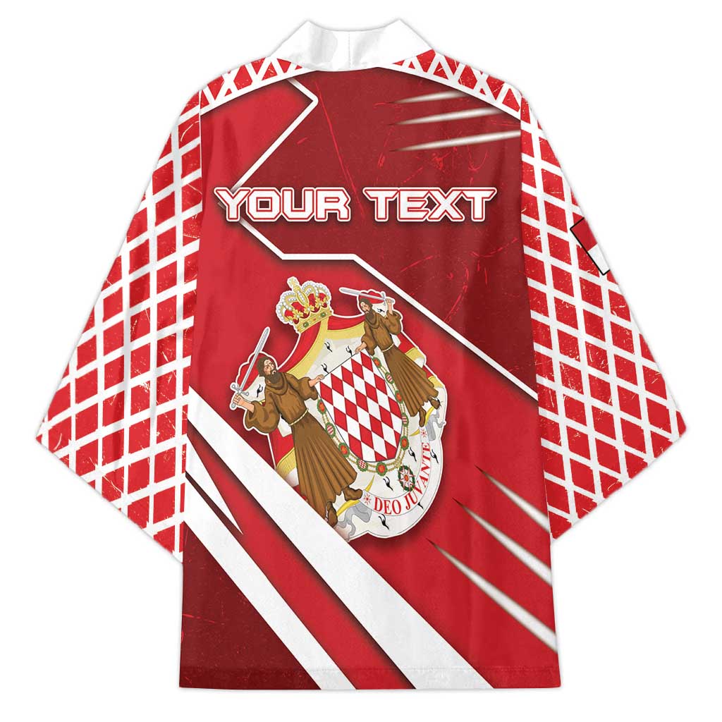 Personalized Monaco Kimono Coat Of Arms Unique Style - Wonder Print Shop