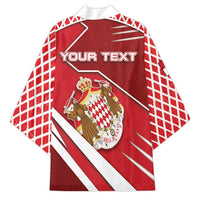 Personalized Monaco Kimono Coat Of Arms Unique Style - Wonder Print Shop