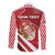 Personalized Monaco Long Sleeve Button Shirt Coat Of Arms Unique Style - Wonder Print Shop