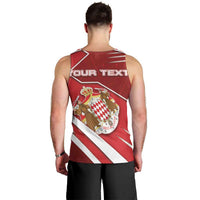 Personalized Monaco Men Tank Top Coat Of Arms Unique Style - Wonder Print Shop