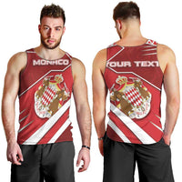 Personalized Monaco Men Tank Top Coat Of Arms Unique Style - Wonder Print Shop