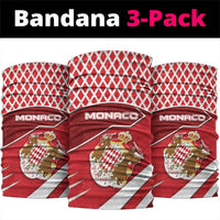 Monaco Neck Gaiter Coat Of Arms Unique Style - Wonder Print Shop