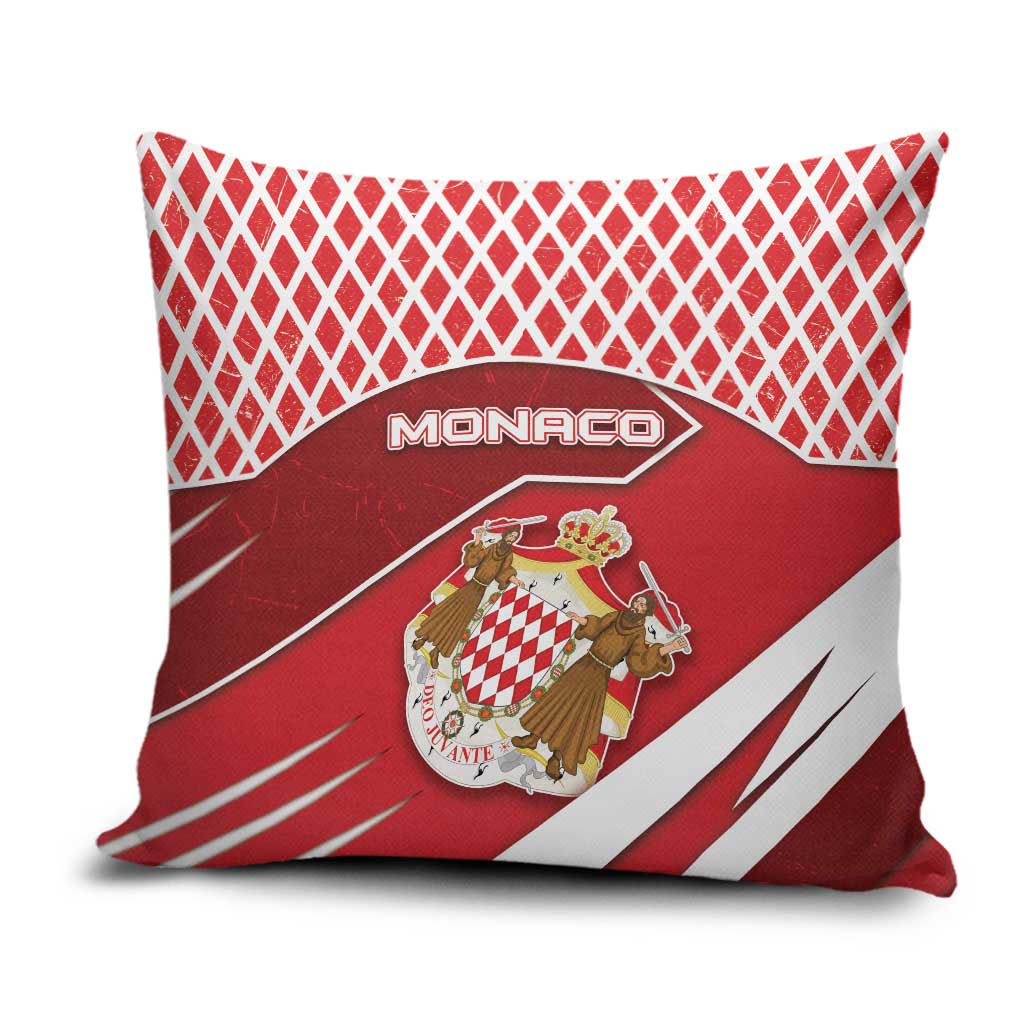 Monaco Pillow Cover Coat Of Arms Unique Style - Wonder Print Shop