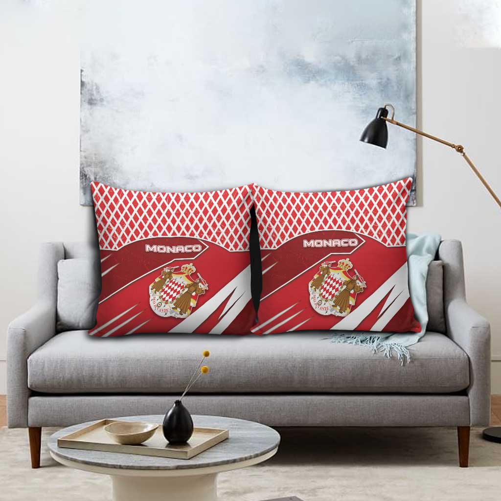 Monaco Pillow Cover Coat Of Arms Unique Style - Wonder Print Shop