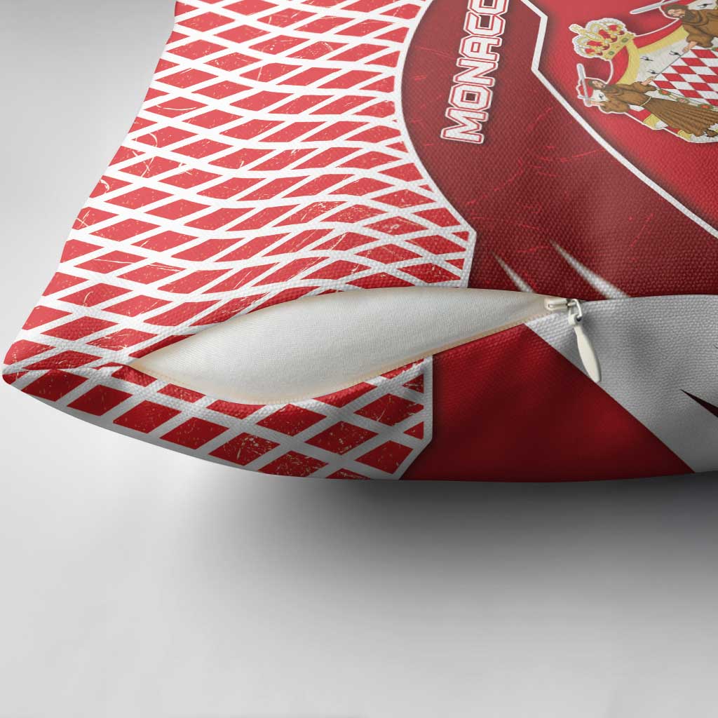 Monaco Pillow Cover Coat Of Arms Unique Style - Wonder Print Shop