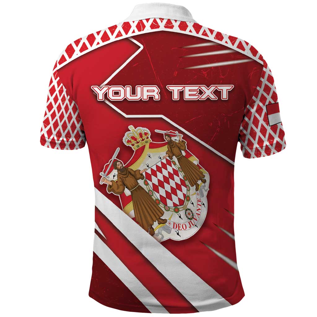 Personalized Monaco Polo Shirt Coat Of Arms Unique Style - Wonder Print Shop