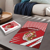 Monaco Puzzle Coat Of Arms Unique Style - Wonder Print Shop