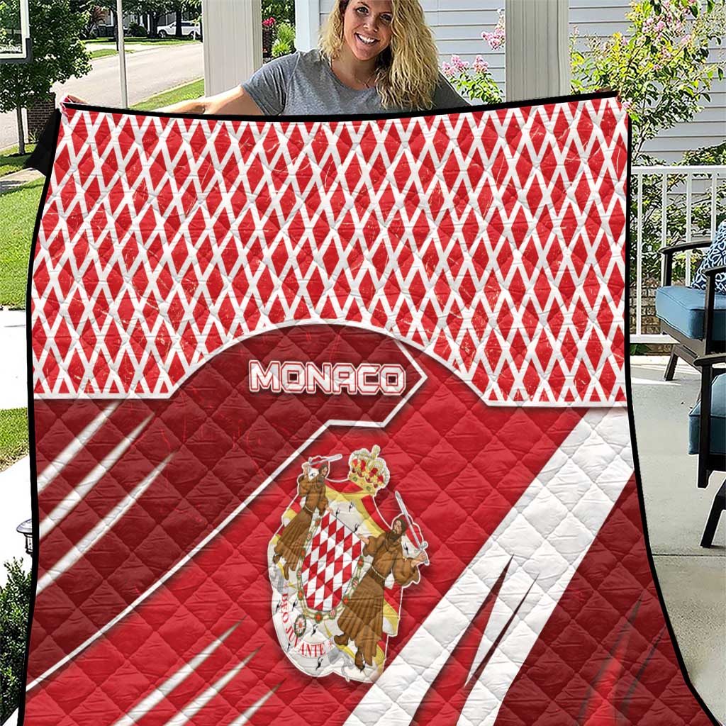 Monaco Quilt Coat Of Arms Unique Style - Wonder Print Shop