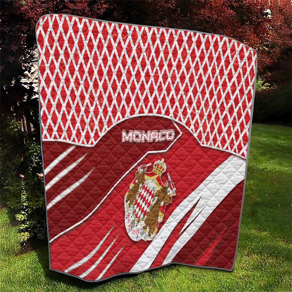 Monaco Quilt Coat Of Arms Unique Style - Wonder Print Shop