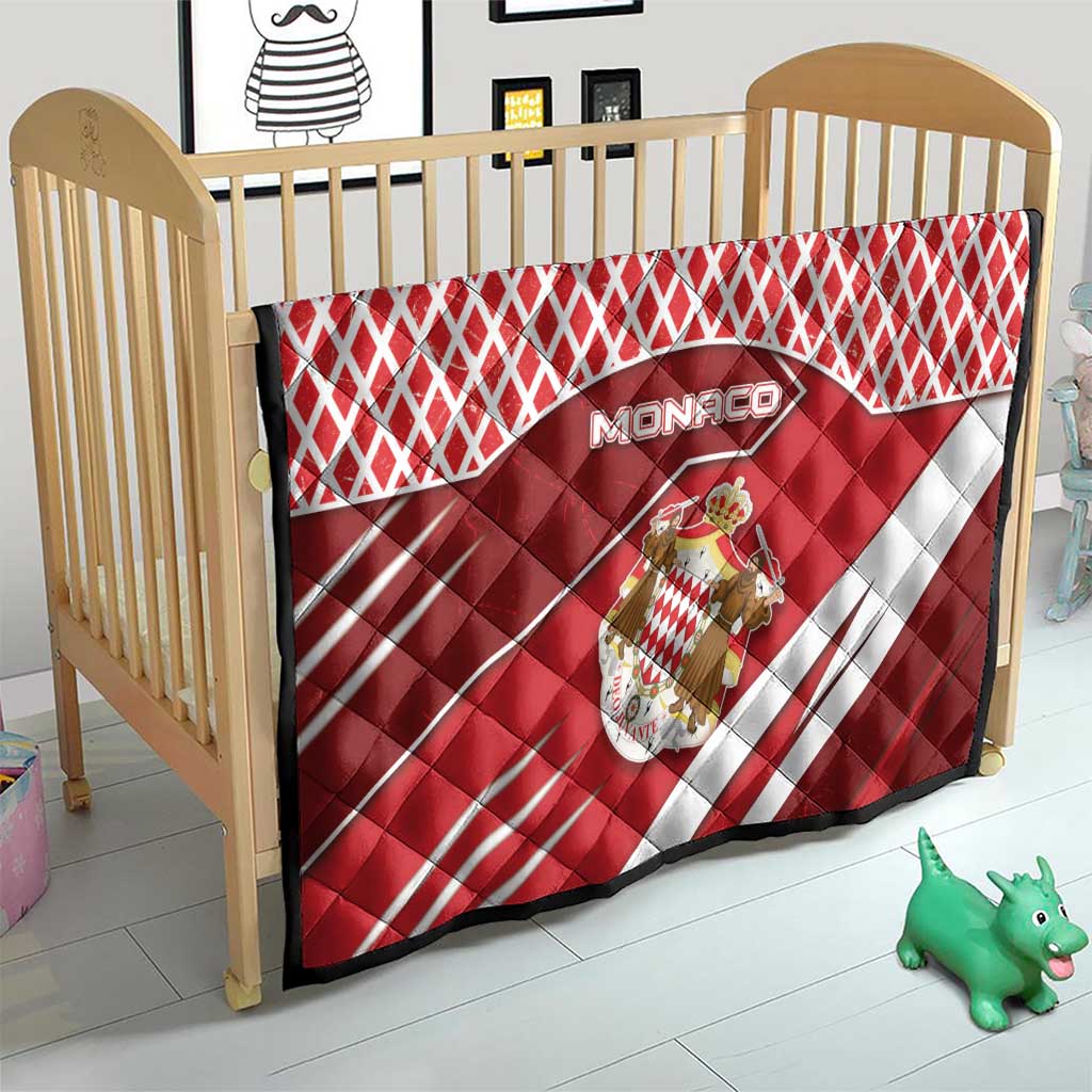 Monaco Quilt Coat Of Arms Unique Style - Wonder Print Shop