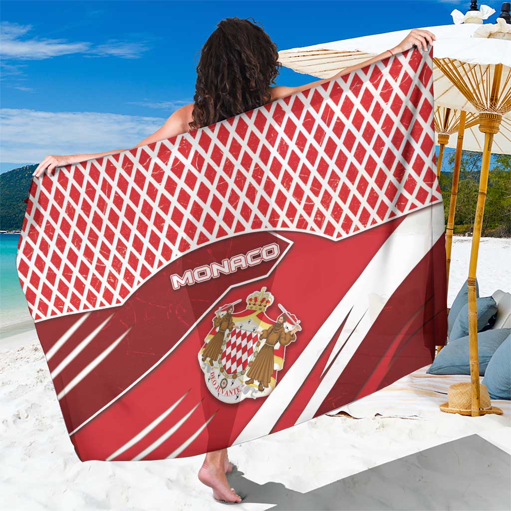Monaco Sarong Coat Of Arms Unique Style - Wonder Print Shop