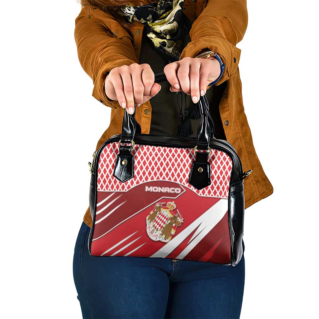 Monaco Shoulder Handbag Coat Of Arms Unique Style - Wonder Print Shop