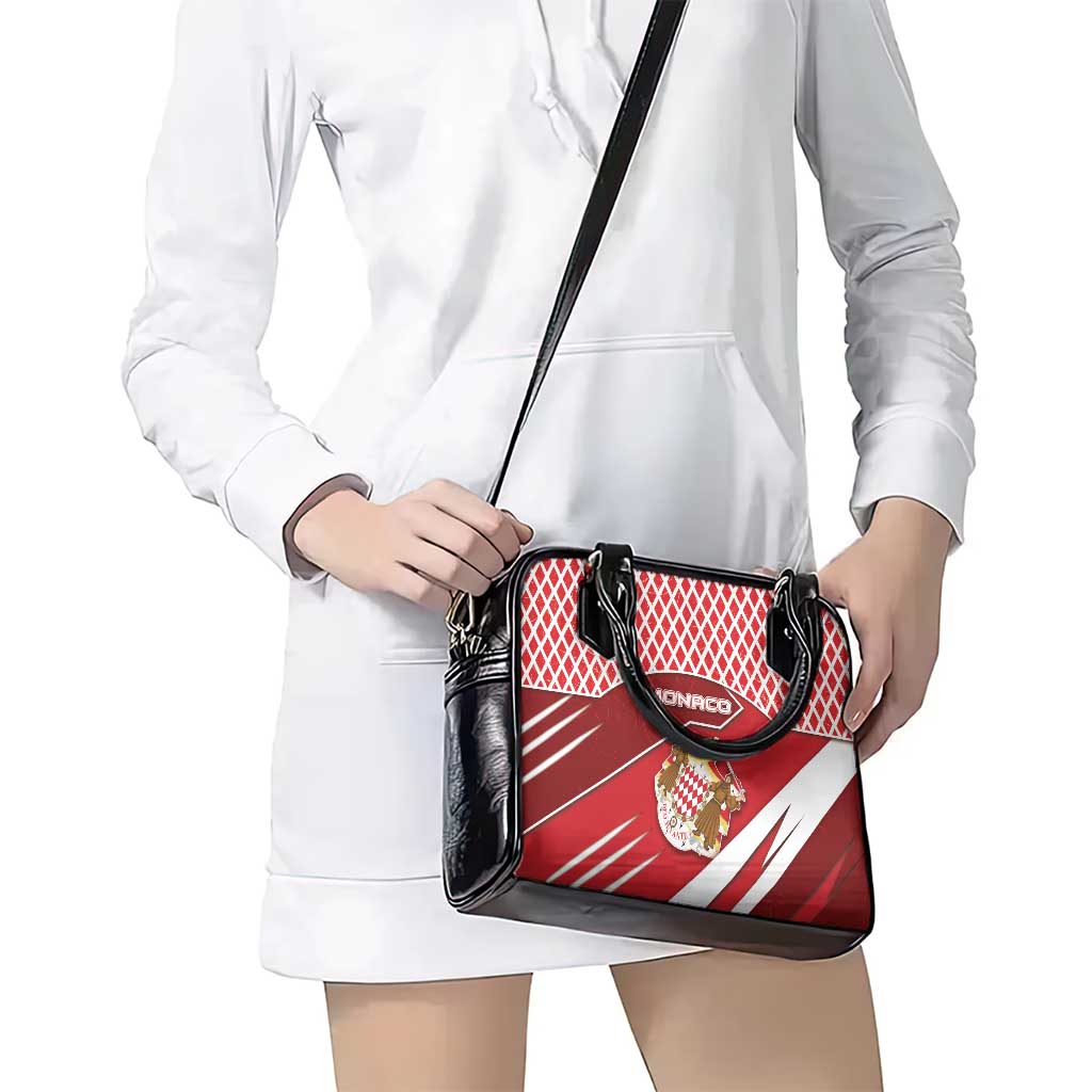Monaco Shoulder Handbag Coat Of Arms Unique Style - Wonder Print Shop