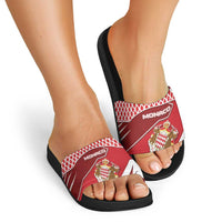 Monaco Slide Sandals Coat Of Arms Unique Style - Wonder Print Shop