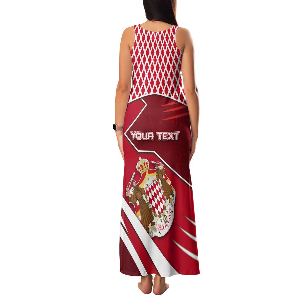 Personalized Monaco Tank Maxi Dress Coat Of Arms Unique Style - Wonder Print Shop