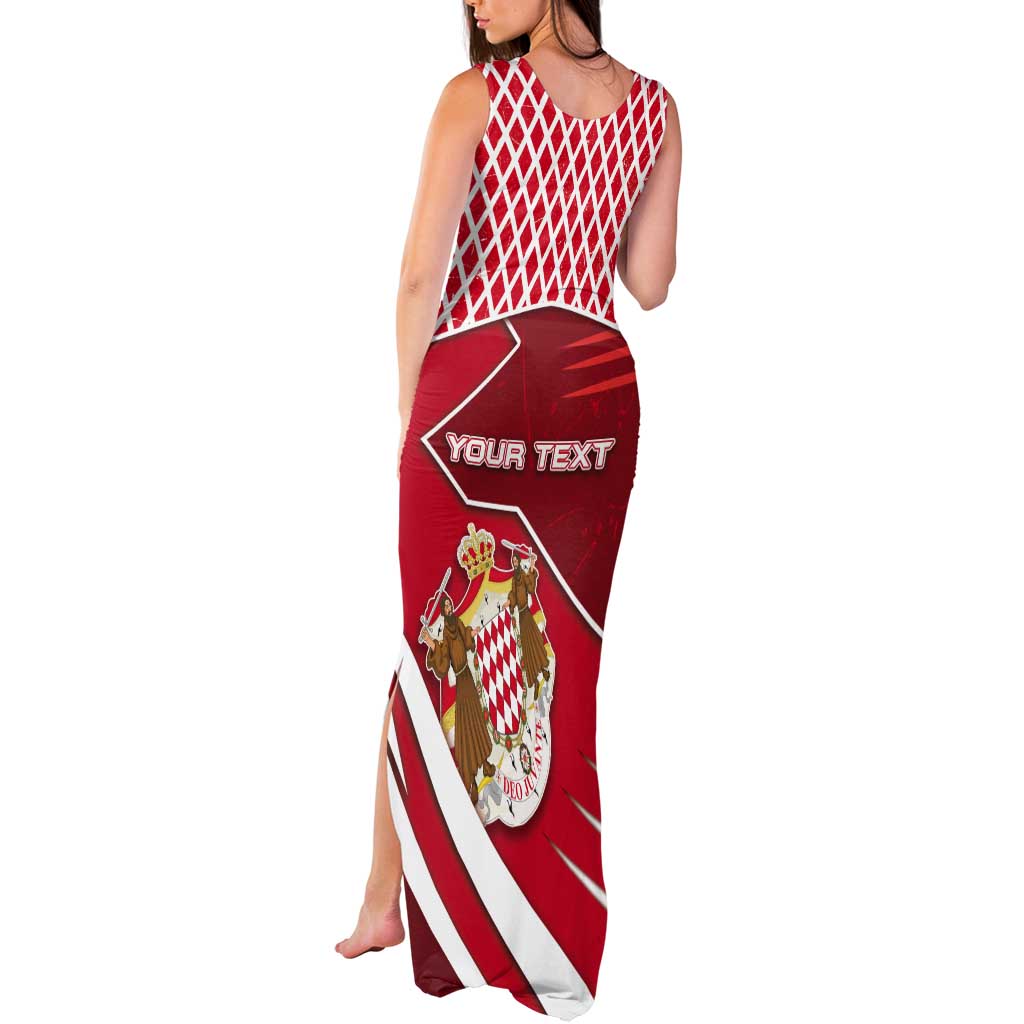 Personalized Monaco Tank Maxi Dress Coat Of Arms Unique Style - Wonder Print Shop